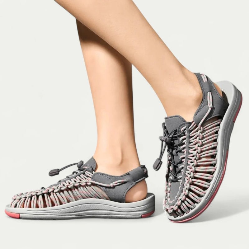 Orthopedic Leather Sandals with Arch Support