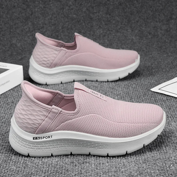 Slip-On Walking Shoes Thick Bottom Running Shoes