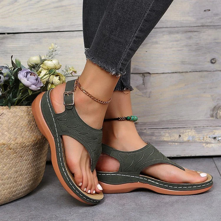 Women's Orthotic Sandals Arch Support Foot Pain Relief