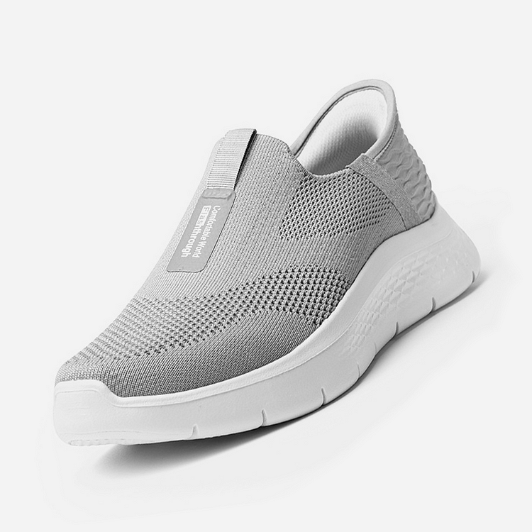 Slip-On Walking Shoes Shock-Cushioning Footwear