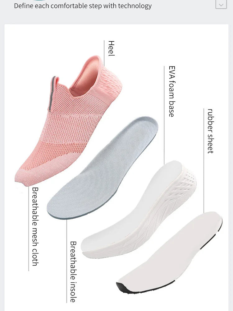 Slip-On Walking Shoes