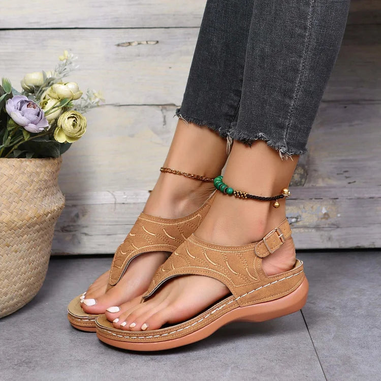 Women's Orthotic Sandals Arch Support Foot Pain Relief