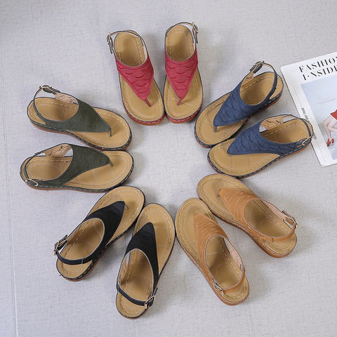Women's Orthotic Sandals Arch Support Foot Pain Relief