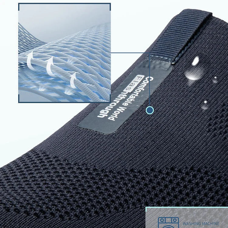 Slip-On Walking Shoes Shock-Cushioning Footwear
