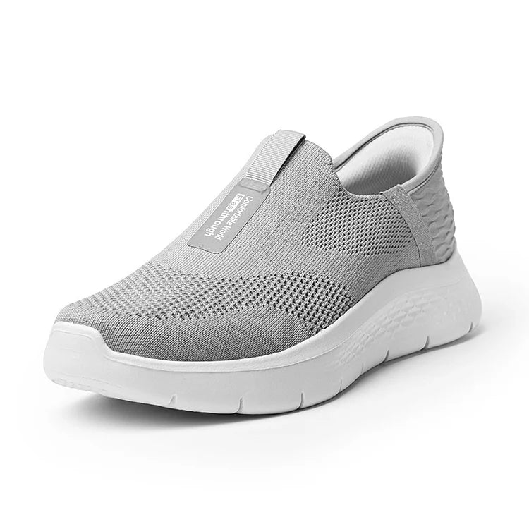 Slip-On Walking Shoes Shock-Cushioning Footwear