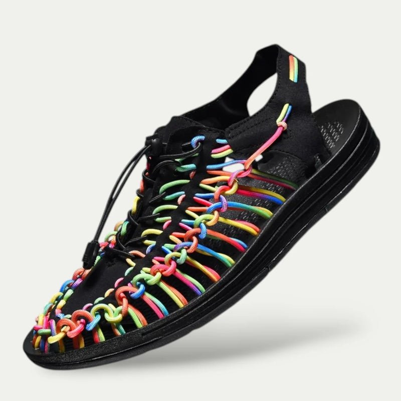 Orthopedic Leather Sandals with Arch Support