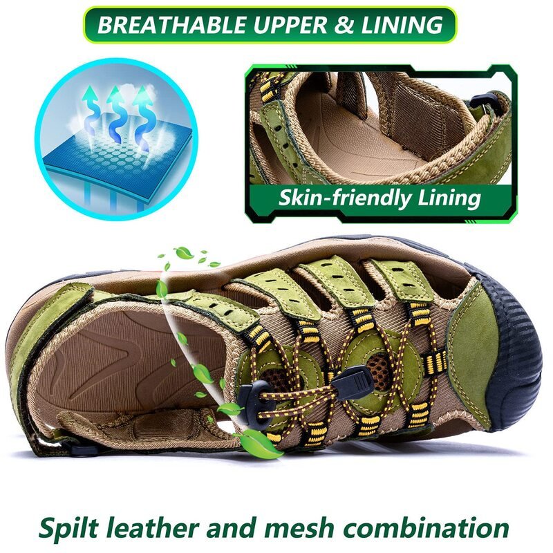 Men's Orthopedic Sandals with Arch Support and Pain Relief