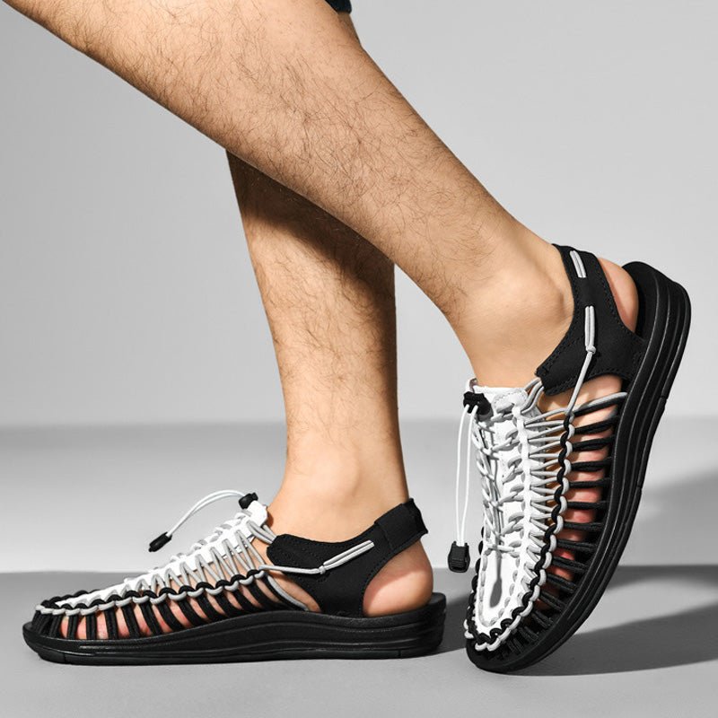 Orthopedic Leather Sandals with Arch Support